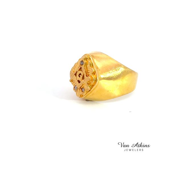 0.02 Carat Precious Metal Fashion Ring - Men's Image 3 Van Atkins Jewelers New Albany, MS
