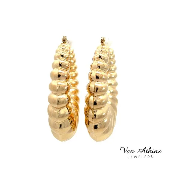 Precious Metal (No Stones) Earrings Van Atkins Jewelers New Albany, MS