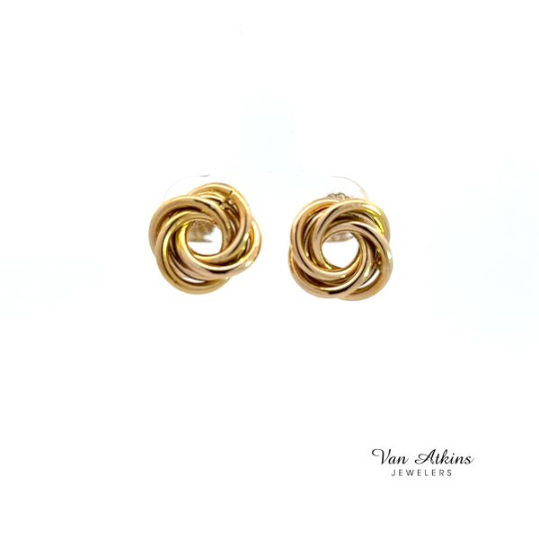 Precious Metal (No Stones) Earrings Image 4 Van Atkins Jewelers New Albany, MS