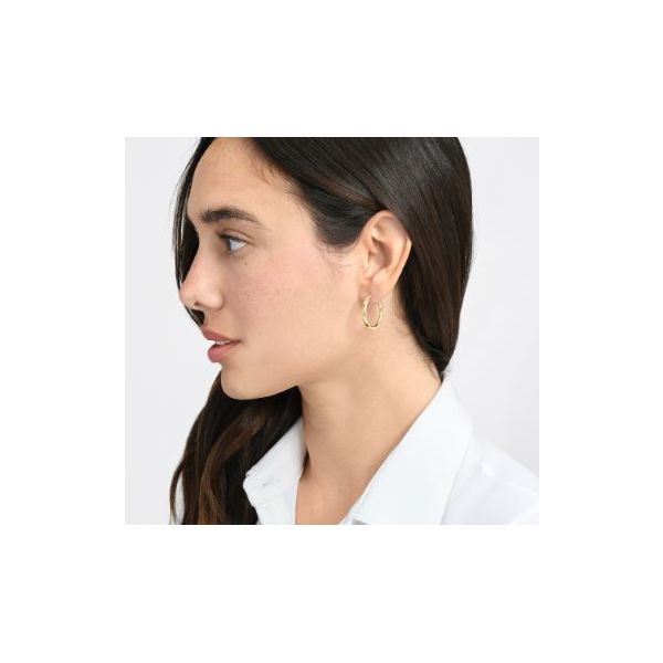 Precious Metal (No Stones) Earrings Image 2 Van Atkins Jewelers New Albany, MS