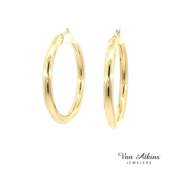 Precious Metal (No Stones) Earrings Image 3 Van Atkins Jewelers New Albany, MS