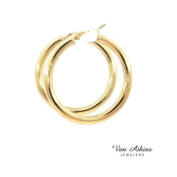 Precious Metal (No Stones) Earrings Image 4 Van Atkins Jewelers New Albany, MS