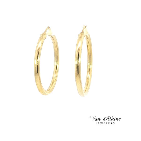 Precious Metal (No Stones) Earrings Image 4 Van Atkins Jewelers New Albany, MS