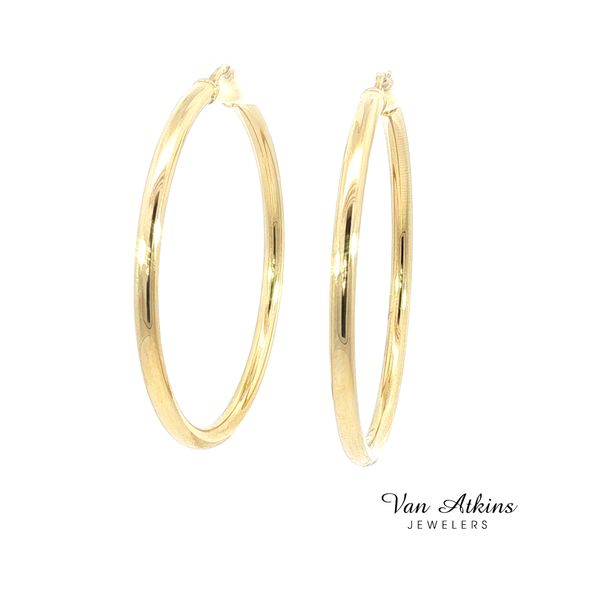 Precious Metal (No Stones) Earrings Image 2 Van Atkins Jewelers New Albany, MS