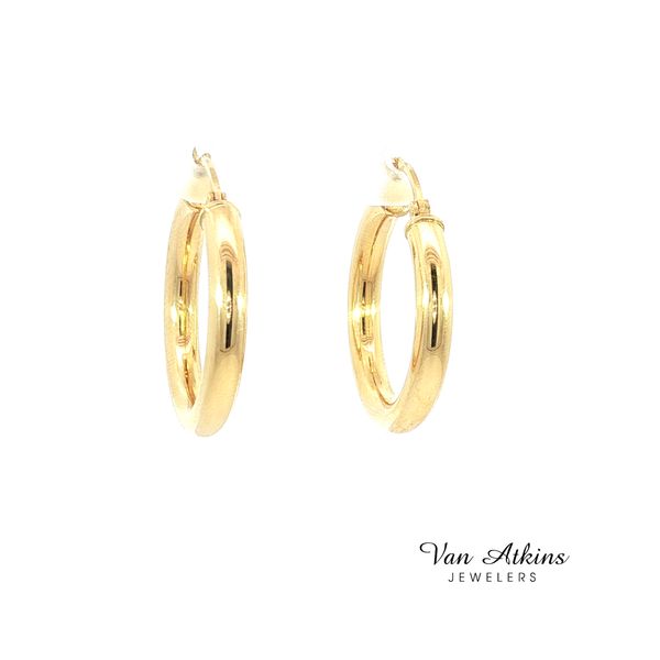 Carat Precious Metal (No Stones) Earrings Image 2 Van Atkins Jewelers New Albany, MS