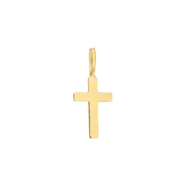 14 Karat Yellow Children's Cross Necklace Van Atkins Jewelers New Albany, MS