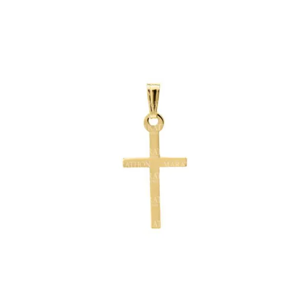 14 Karat Yellow Children's Cross Necklace Van Atkins Jewelers New Albany, MS