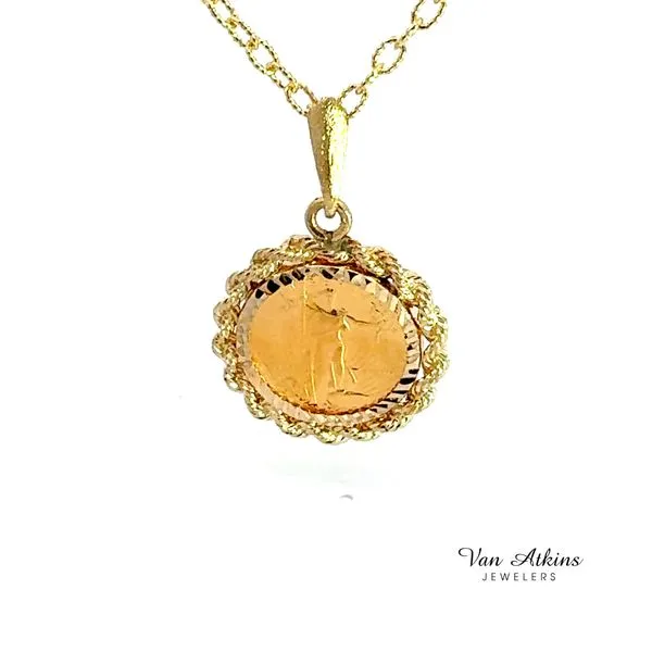 Precious Metal (No Stones) Pendants / Necklaces Van Atkins Jewelers New Albany, MS