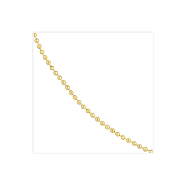 Precious Metal Bead Chain Image 2 Van Atkins Jewelers New Albany, MS