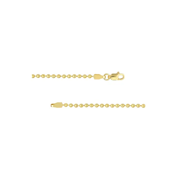 Precious Metal Bead Chain Image 3 Van Atkins Jewelers New Albany, MS