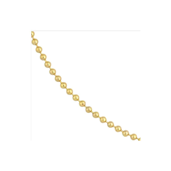 Precious Metal Bead Chain Image 2 Van Atkins Jewelers New Albany, MS
