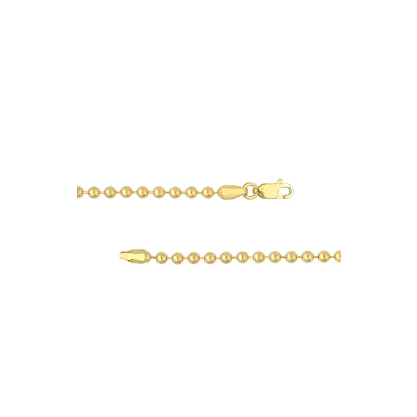 Precious Metal Bead Chain Image 3 Van Atkins Jewelers New Albany, MS