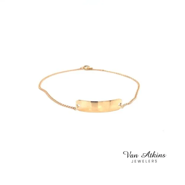 estate name bracelet 14 karat  (No Stones) Bracelets Van Atkins Jewelers New Albany, MS