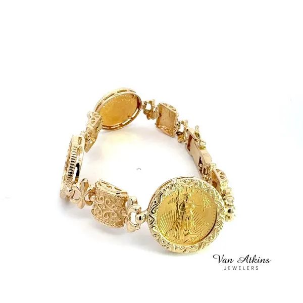 Coin Bracelet Image 2 Van Atkins Jewelers New Albany, MS