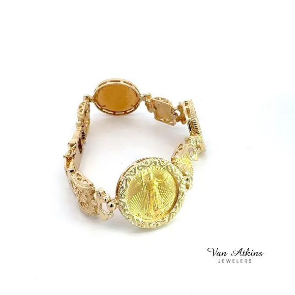 Coin Bracelet Image 3 Van Atkins Jewelers New Albany, MS