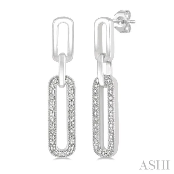 0.10 Carat Silver Earrings Van Atkins Jewelers New Albany, MS