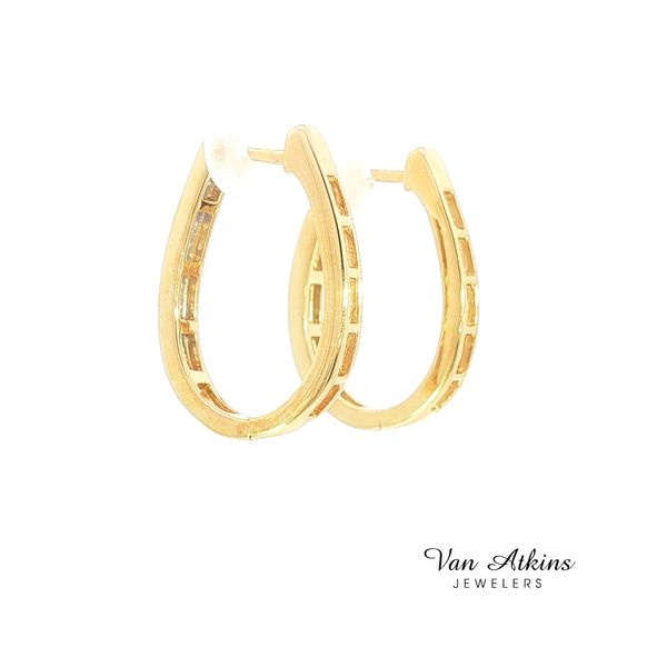 0.5 Carat Silver Earrings Image 4 Van Atkins Jewelers New Albany, MS