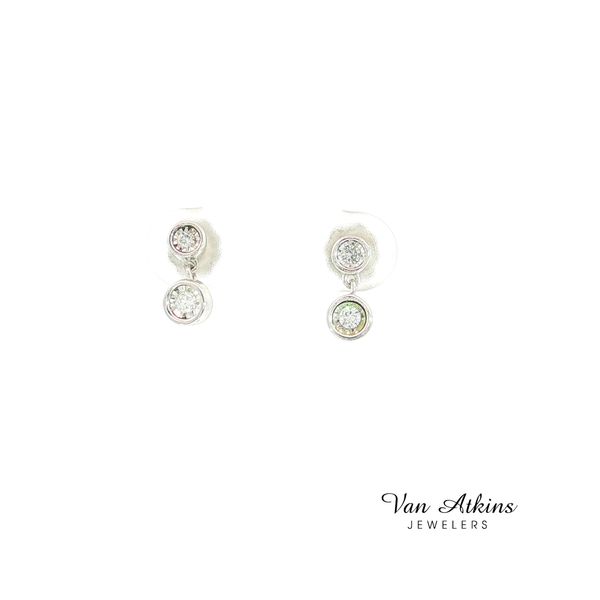 0.125 Carat Silver Earrings Van Atkins Jewelers New Albany, MS