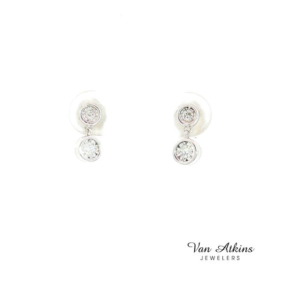 0.125 Carat Silver Earrings Van Atkins Jewelers New Albany, MS