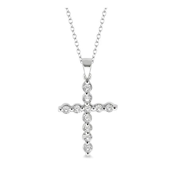 0.10 Carat Silver Necklace Van Atkins Jewelers New Albany, MS