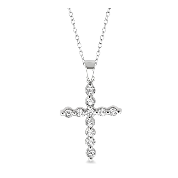 0.10 Carat Silver Necklace Van Atkins Jewelers New Albany, MS