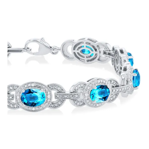 0.10 Carat Silver Bracelets Image 2 Van Atkins Jewelers New Albany, MS