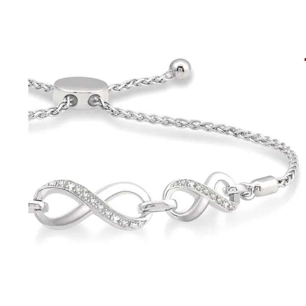 0.07 Carat Silver Bracelet Image 2 Van Atkins Jewelers New Albany, MS