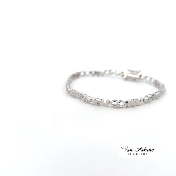 0.02 Carat Silver Bracelet Image 4 Van Atkins Jewelers New Albany, MS