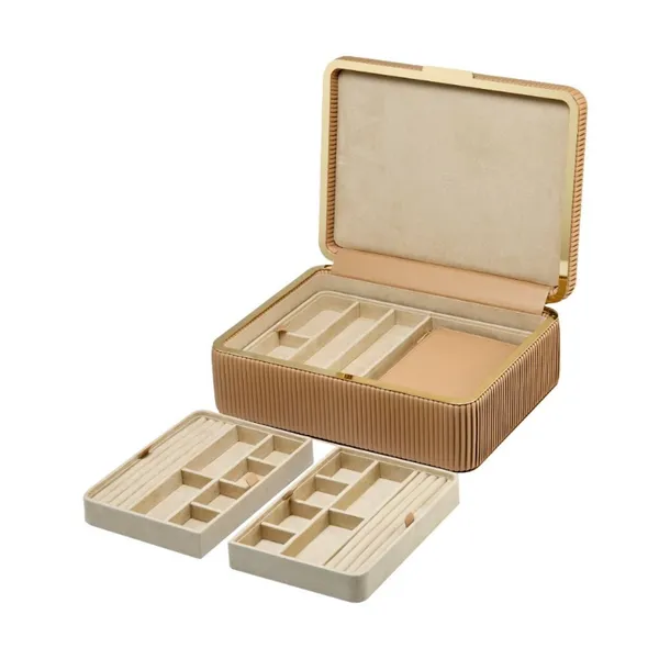 Bella Large Jewelry Box - Mocha Image 4 Van Atkins Jewelers New Albany, MS