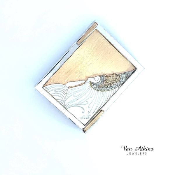 0.14 Carat Gold/Silver Necklace Image 3 Van Atkins Jewelers New Albany, MS