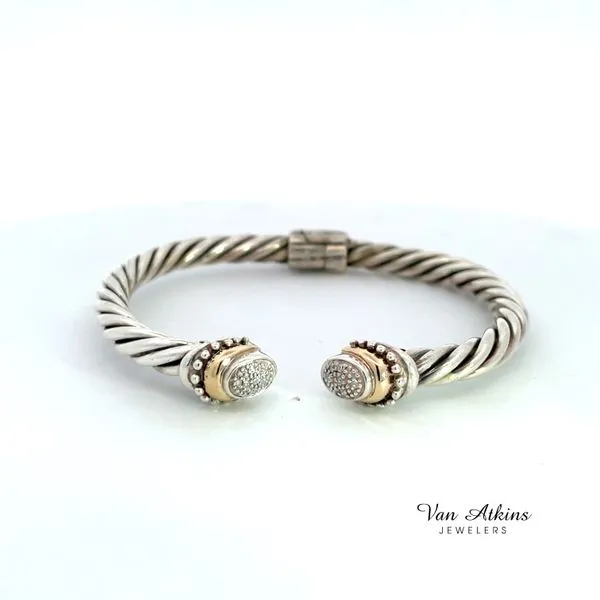 0.05 Carat Gold/Silver Bracelet Van Atkins Jewelers New Albany, MS