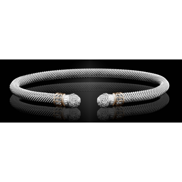 0.28 Carat Gold/Silver Bracelet Van Atkins Jewelers New Albany, MS