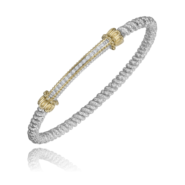 0.11 Carat Vahan Gold/Silver Bracelet Van Atkins Jewelers New Albany, MS