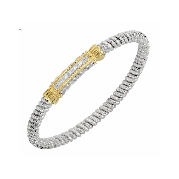0.10 Carat Vahan Gold/Silver Bracelet Van Atkins Jewelers New Albany, MS