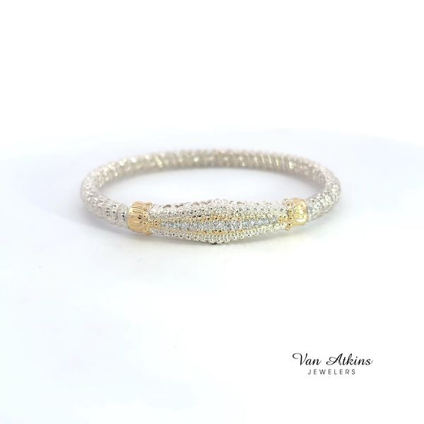 0.12 Carat Gold/Silver Bracelet Van Atkins Jewelers New Albany, MS
