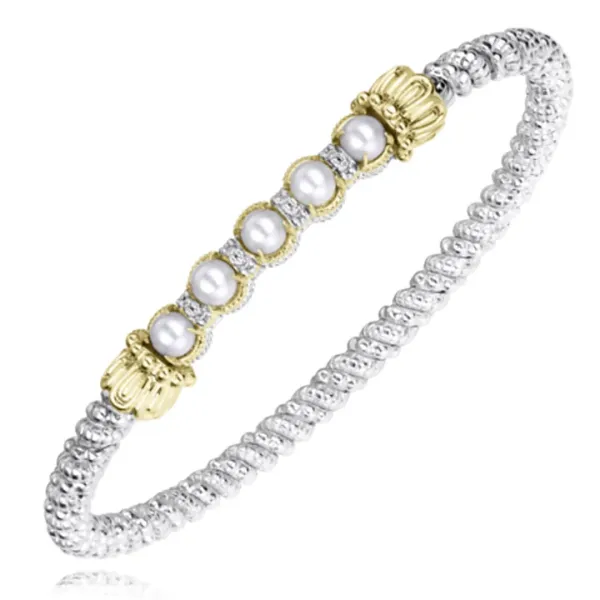 3MM 5 PEARL VAHAN BANGLE BRACELET Van Atkins Jewelers New Albany, MS