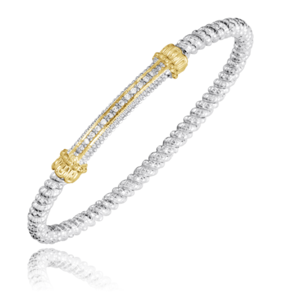 3MM VAHAN DIAMOND BAR CLOSED BANGLE Van Atkins Jewelers New Albany, MS
