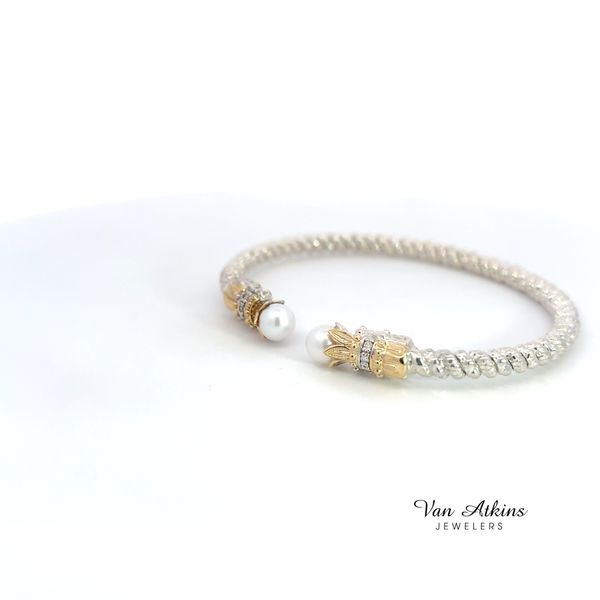 0.06 Carat Gold/Silver Bracelet Image 2 Van Atkins Jewelers New Albany, MS