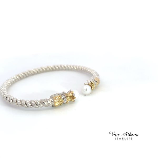 0.06 Carat Gold/Silver Bracelet Image 3 Van Atkins Jewelers New Albany, MS
