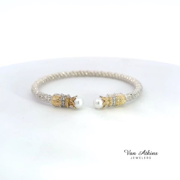 0.06 Carat Gold/Silver Bracelet Image 4 Van Atkins Jewelers New Albany, MS