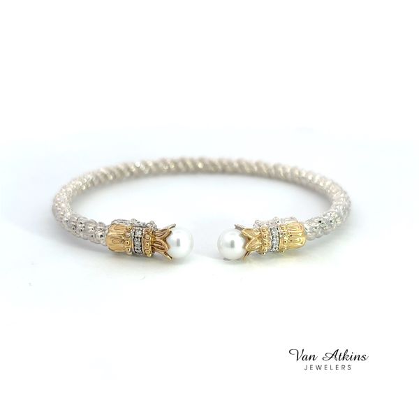 0.06 Carat Gold/Silver Bracelet Van Atkins Jewelers New Albany, MS