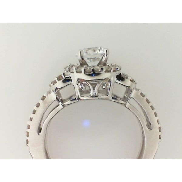 14K White Gold CZ & Diamond Bridal Set Image 2 Vandenbergs Fine Jewellery Winnipeg, MB