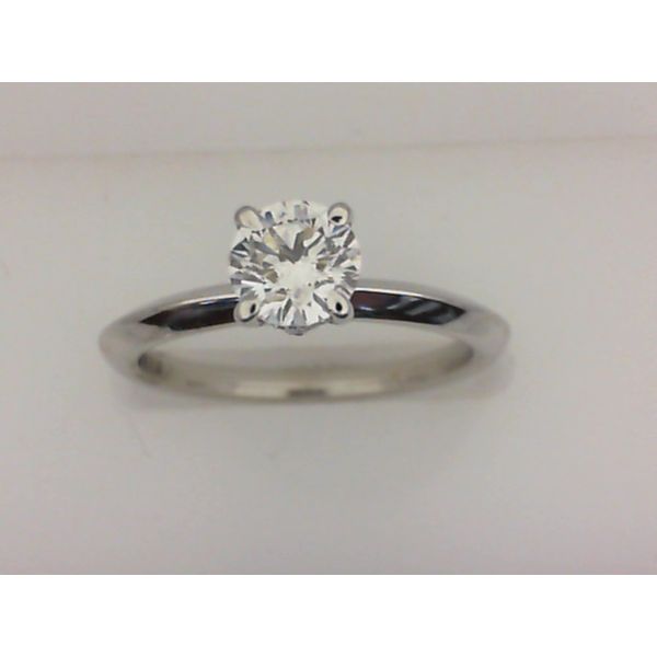 14K White Gold Round Diamond Solitaire Engagement Ring Vandenbergs Fine Jewellery Winnipeg, MB