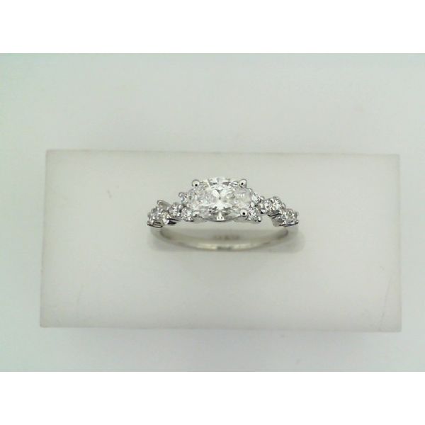 14K White Gold Diamond Engagement Ring Vandenbergs Fine Jewellery Winnipeg, MB