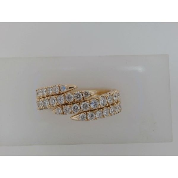 14K Yellow Gold Diamond Flex Ring Vandenbergs Fine Jewellery Winnipeg, MB
