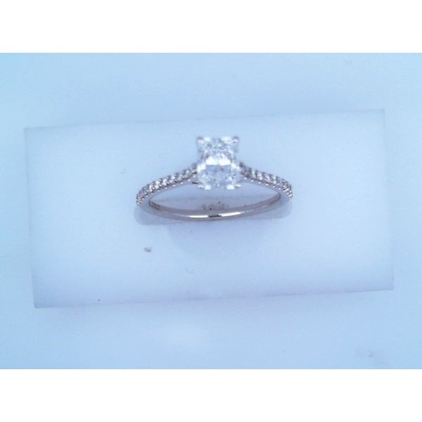 14K White Gold Radiant Diamond Engagement Ring Vandenbergs Fine Jewellery Winnipeg, MB