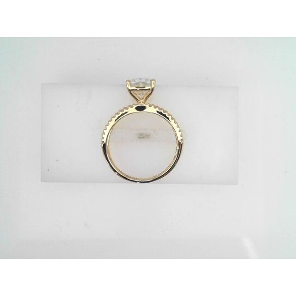 14K Yellow Gold Elongated Cushion Diamond Engagement Ring Image 2 Vandenbergs Fine Jewellery Winnipeg, MB