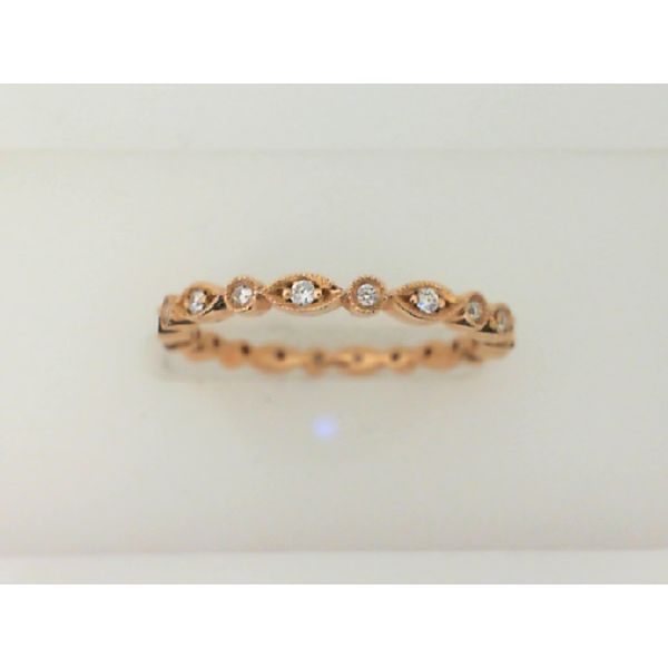 18K Rose Gold Diamond Band Vandenbergs Fine Jewellery Winnipeg, MB