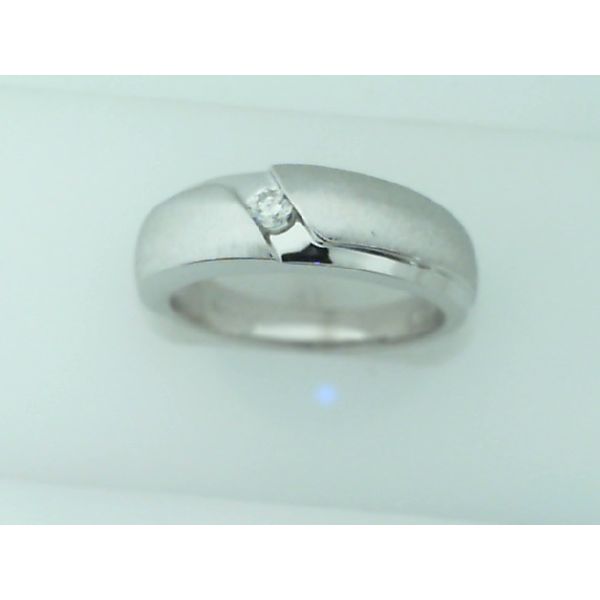 10K White Gold White Sapphire Band Vandenbergs Fine Jewellery Winnipeg, MB