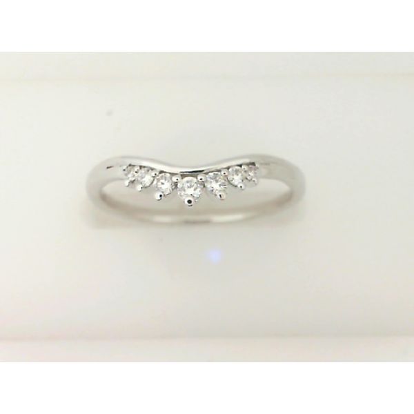 14K White Gold Diamond Contour Band Vandenbergs Fine Jewellery Winnipeg, MB